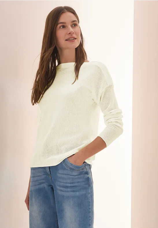 Pullover mit Mesh günstig online kaufen