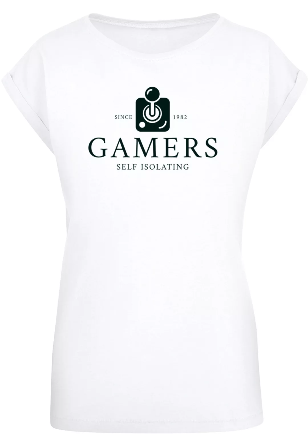 F4NT4STIC T-Shirt "Retro Gaming Gamers Self Isolating", Print günstig online kaufen
