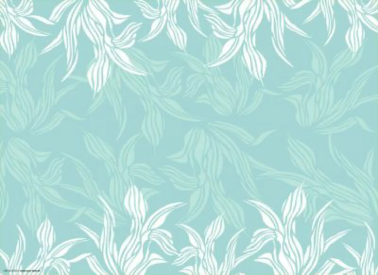 tischsetmacher Tischset Platzsets abwaschbar - Florales Muster in Mint - au günstig online kaufen