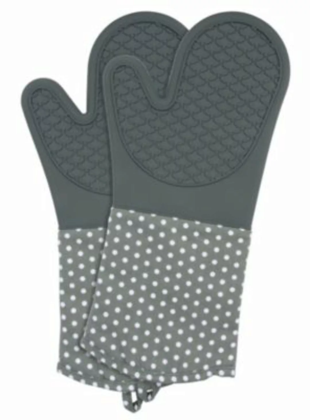 WENKO Topfhandschuhe Silikon Grau, 1 Paar grau/weiß günstig online kaufen