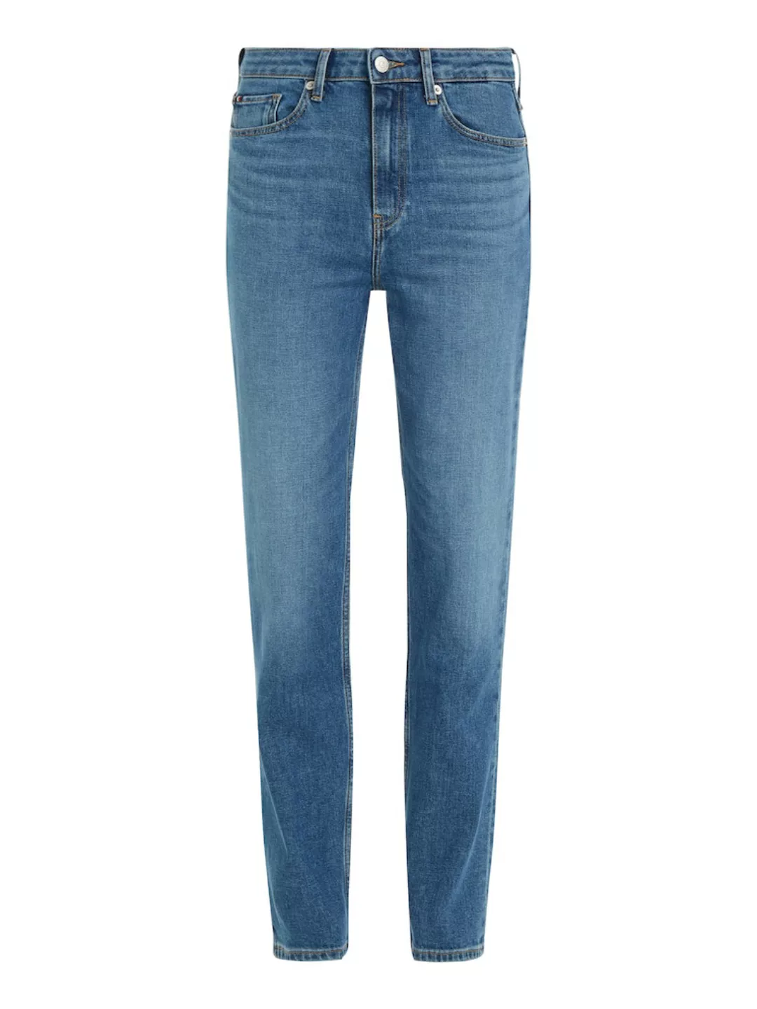 Tommy Hilfiger Straight-Jeans in blauer Waschung günstig online kaufen