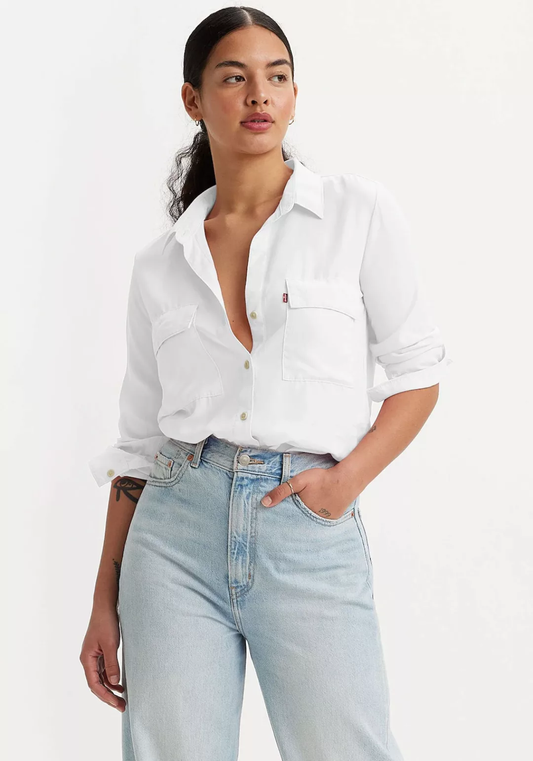 Levis Hemdbluse "DOREEN UTILITY SHIRT RE", in gewaschener Optik günstig online kaufen