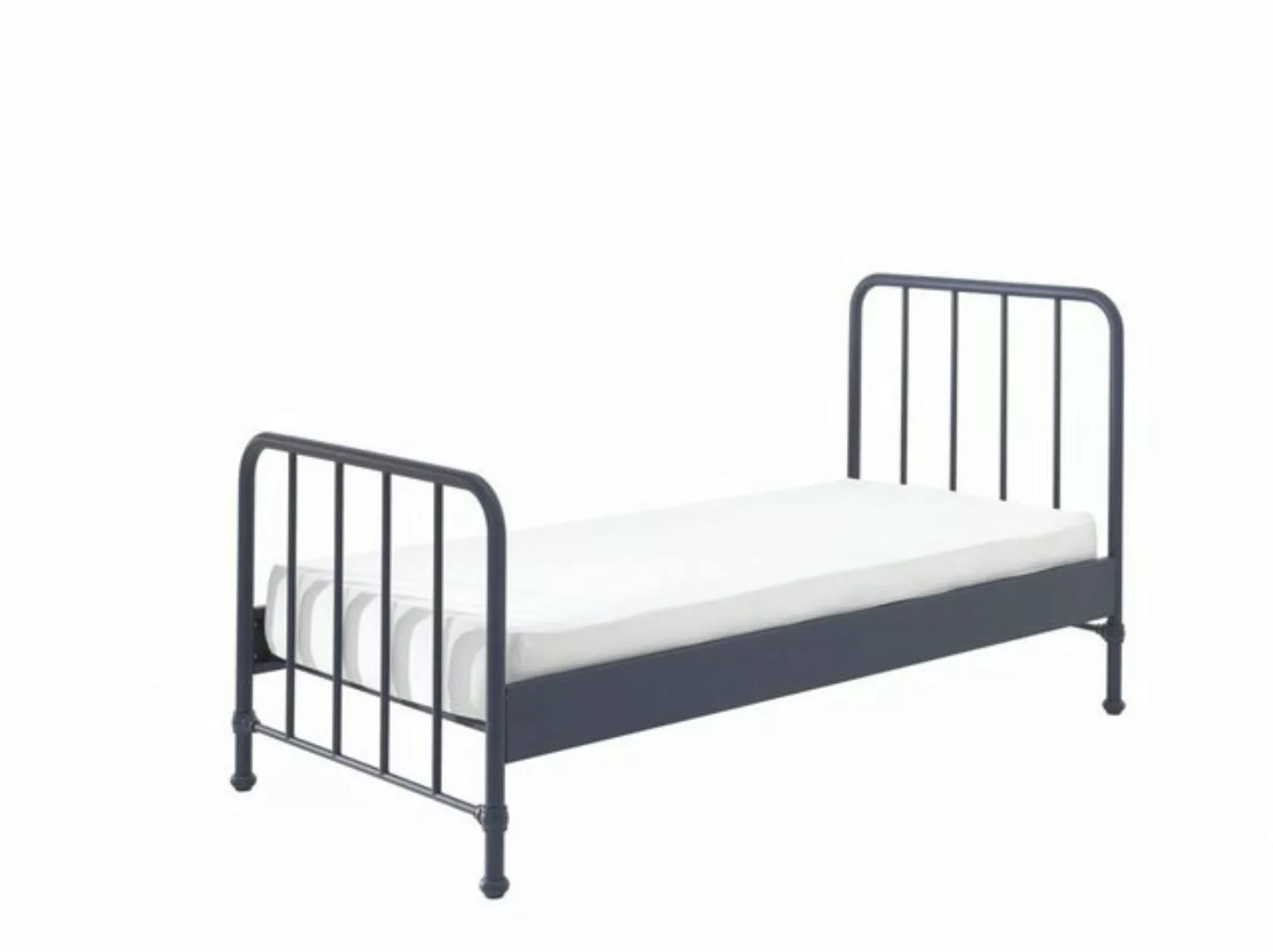 möbelando Metallbett BRONXX, aus Metall in Blau matt. Abmessungen (BxHxT) 9 günstig online kaufen