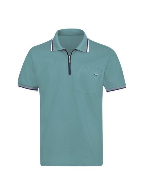 Trigema Poloshirt TRIGEMA Poloshirt mit Reißverschluss (1-tlg) günstig online kaufen