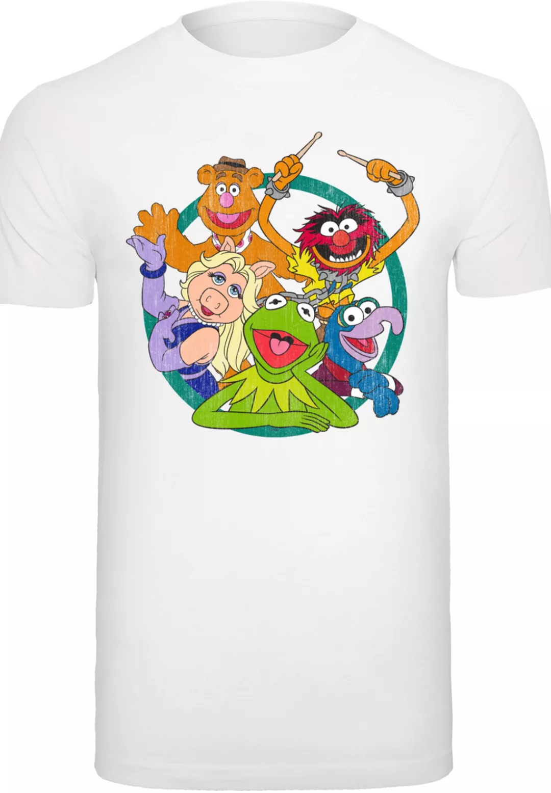 F4NT4STIC T-Shirt "Disney Die Muppets Group Circle", Print günstig online kaufen