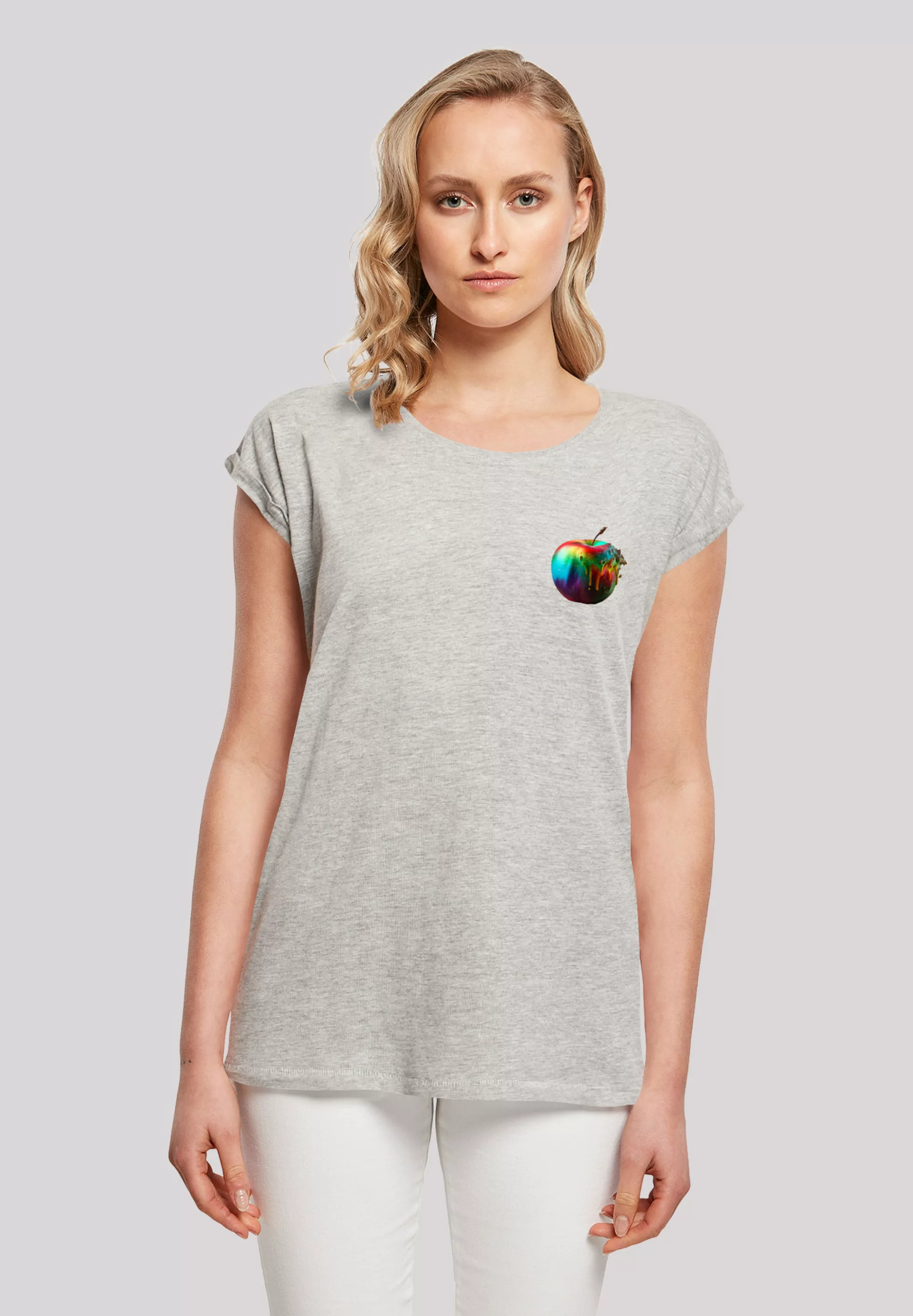 F4NT4STIC T-Shirt "Colorfood Collection - Rainbow Apple" günstig online kaufen