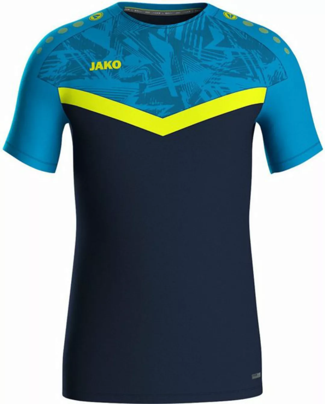 Jako Kurzarmshirt T-Shirt Iconic marine/JAKO blau/neongelb günstig online kaufen