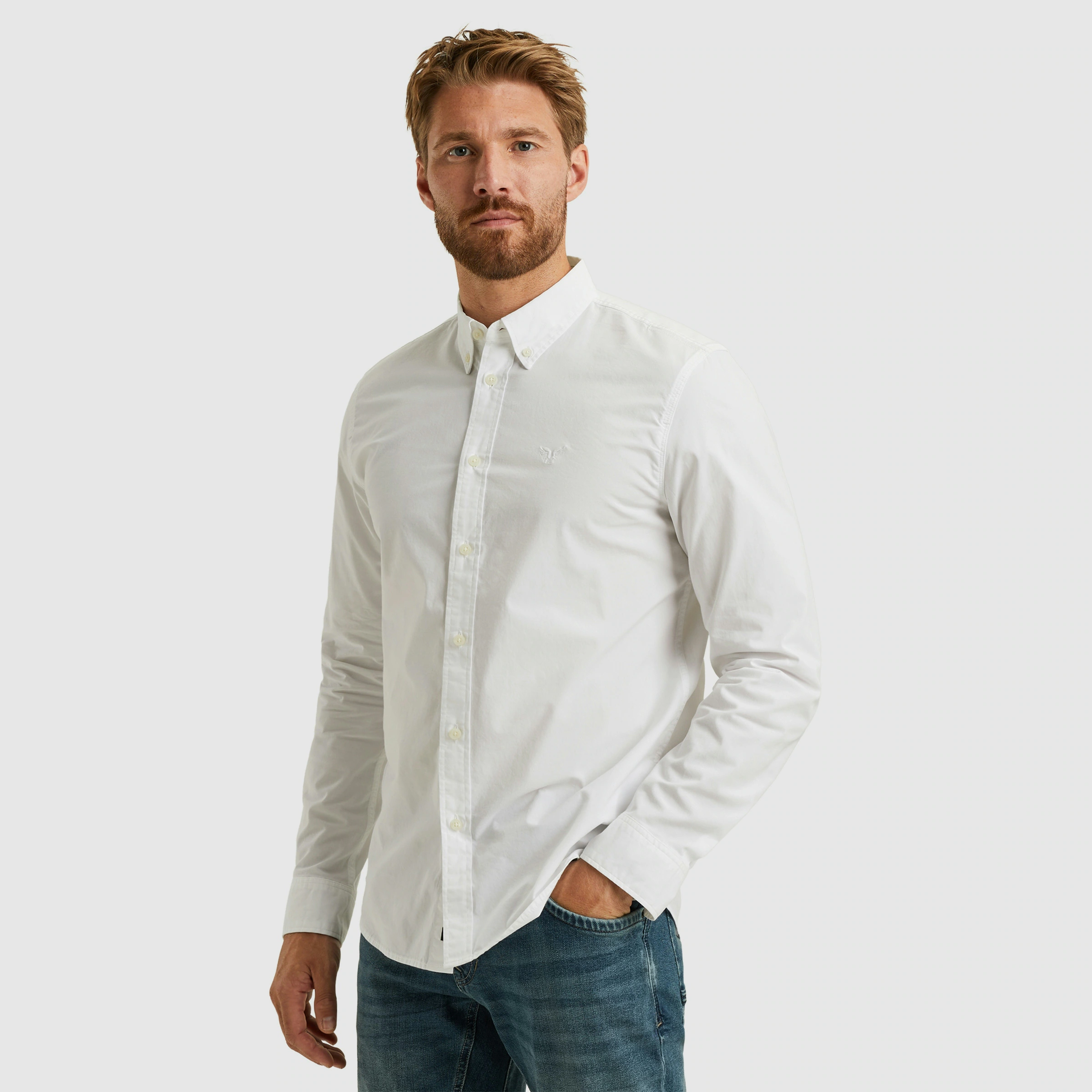 PME LEGEND Langarmhemd, mit Manschetten günstig online kaufen