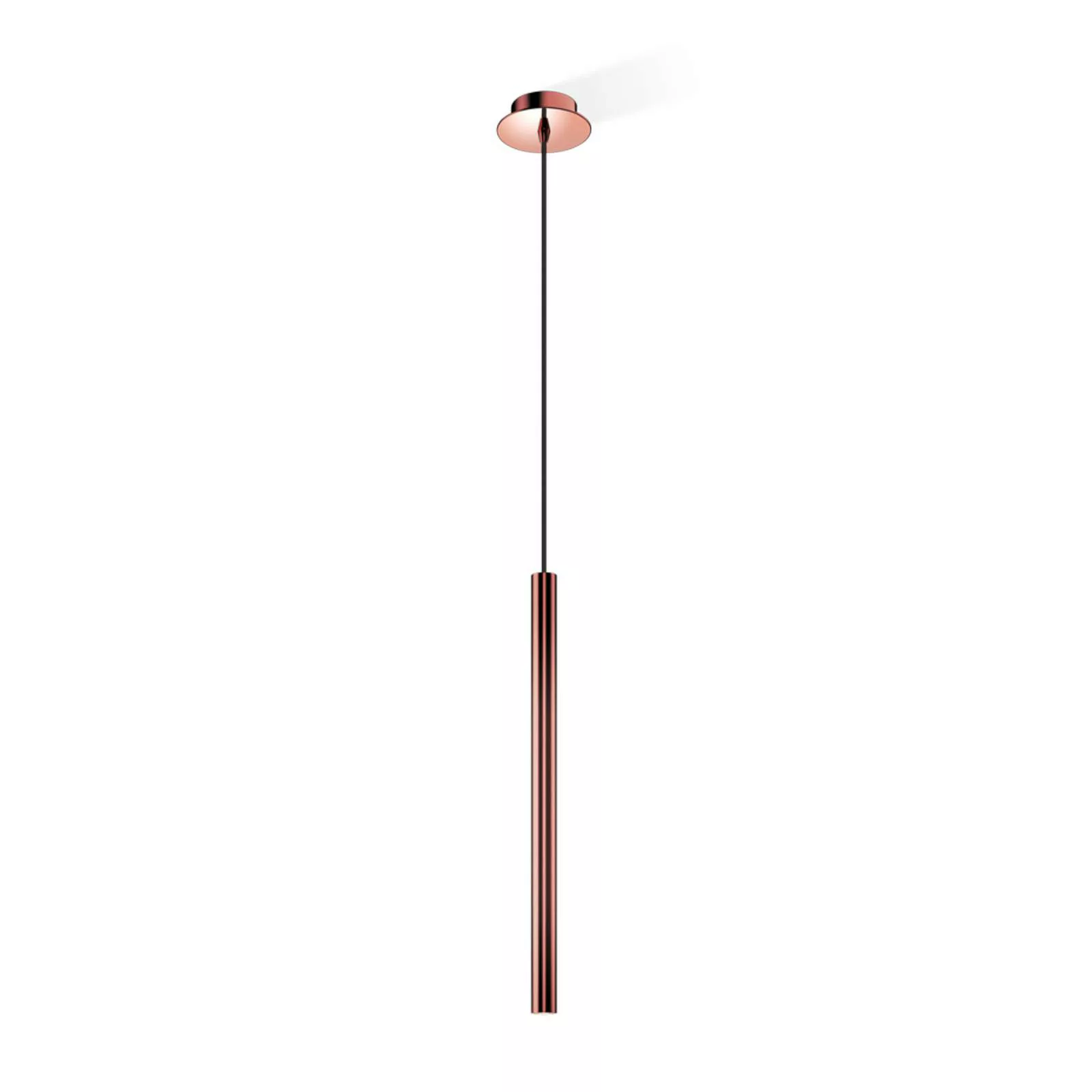 Decor Walther Pipe 1 LED-Pendelleuchte, rosegold günstig online kaufen