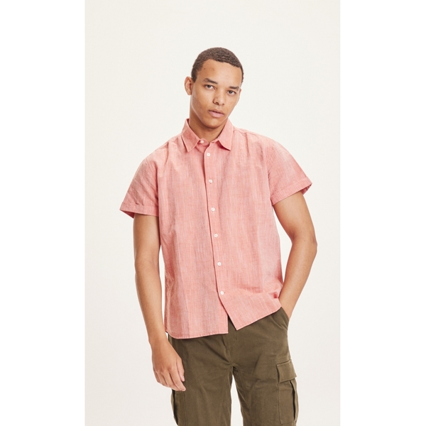 Larch Shortsleeve Linen Shirt Gots günstig online kaufen