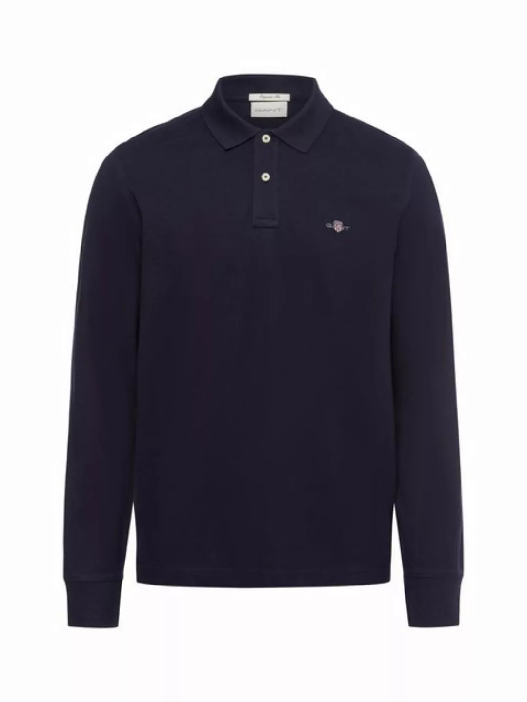 Gant Poloshirt "REG SHIELD LS PIQUE RUGGER", mit Logotickerei auf der Brust günstig online kaufen