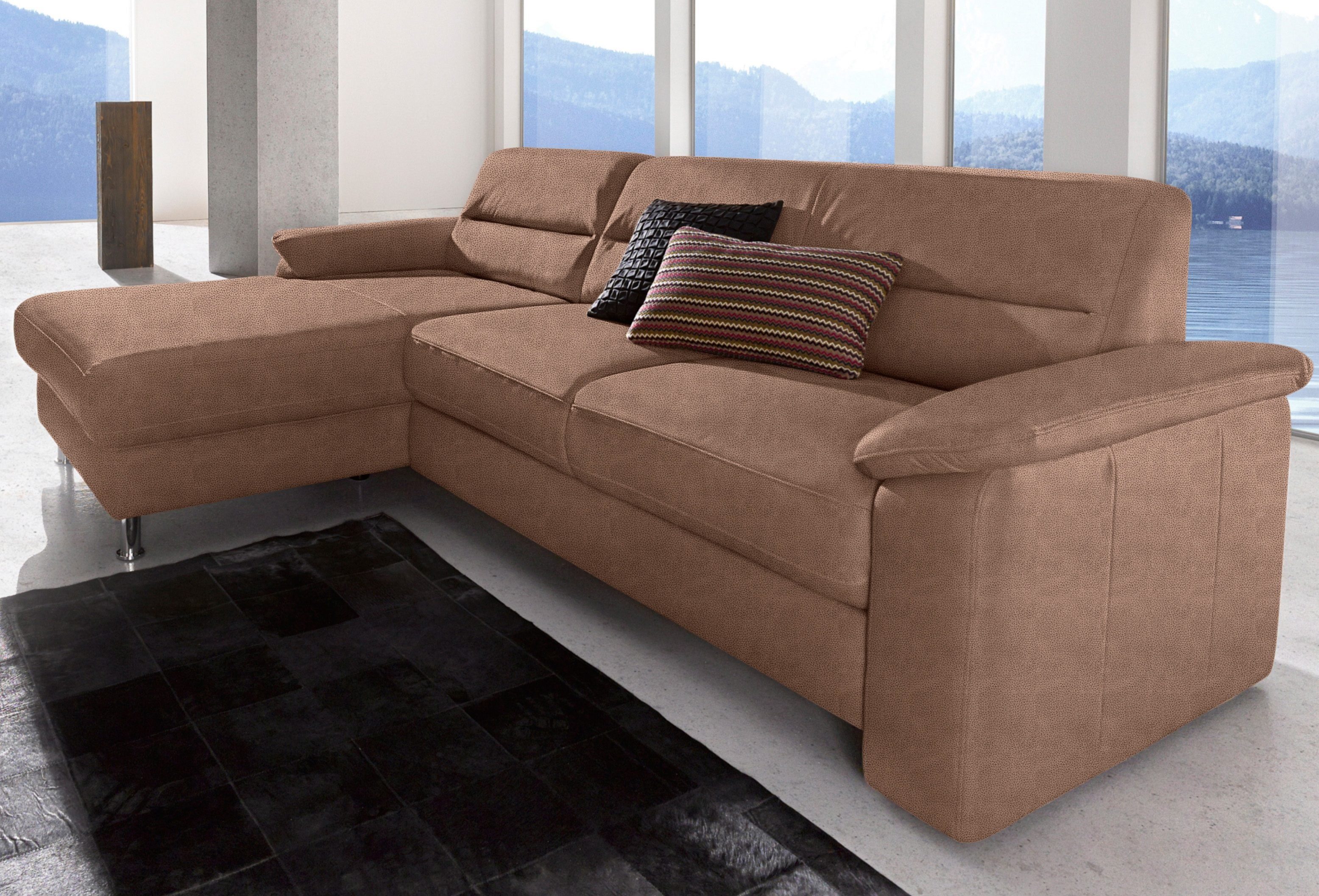 sit&more Ecksofa Ascara L-Form, inklusive Boxspring/Federkern-Polsterung, günstig online kaufen