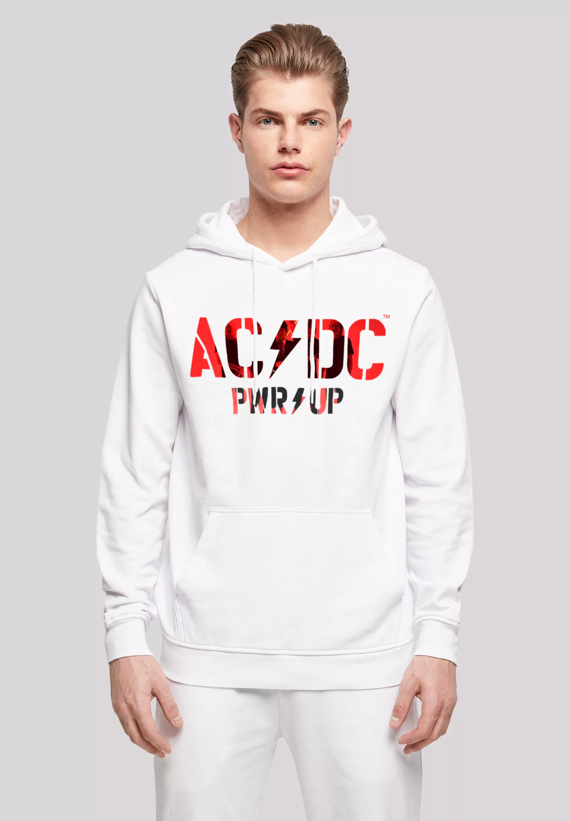 F4NT4STIC Kapuzenpullover "ACDC Rock Band PWRUP Photo Logo", Print günstig online kaufen