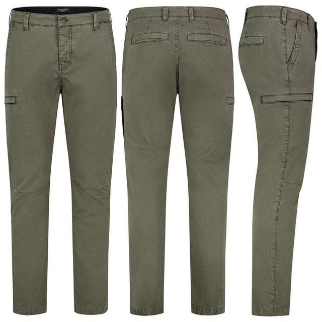 SUBLEVEL Chinos Sublevel Herren Chino Hose lange Hose Stoff Flexibel Bequem günstig online kaufen