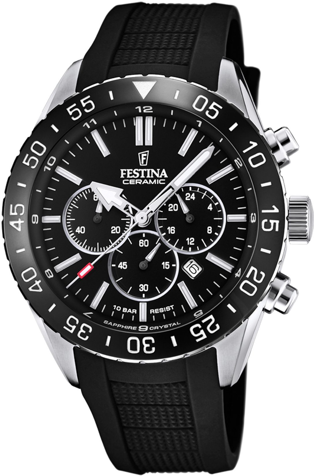 Festina Chronograph Keramik Kollektion F20515/2, Armbanduhr, günstig online kaufen