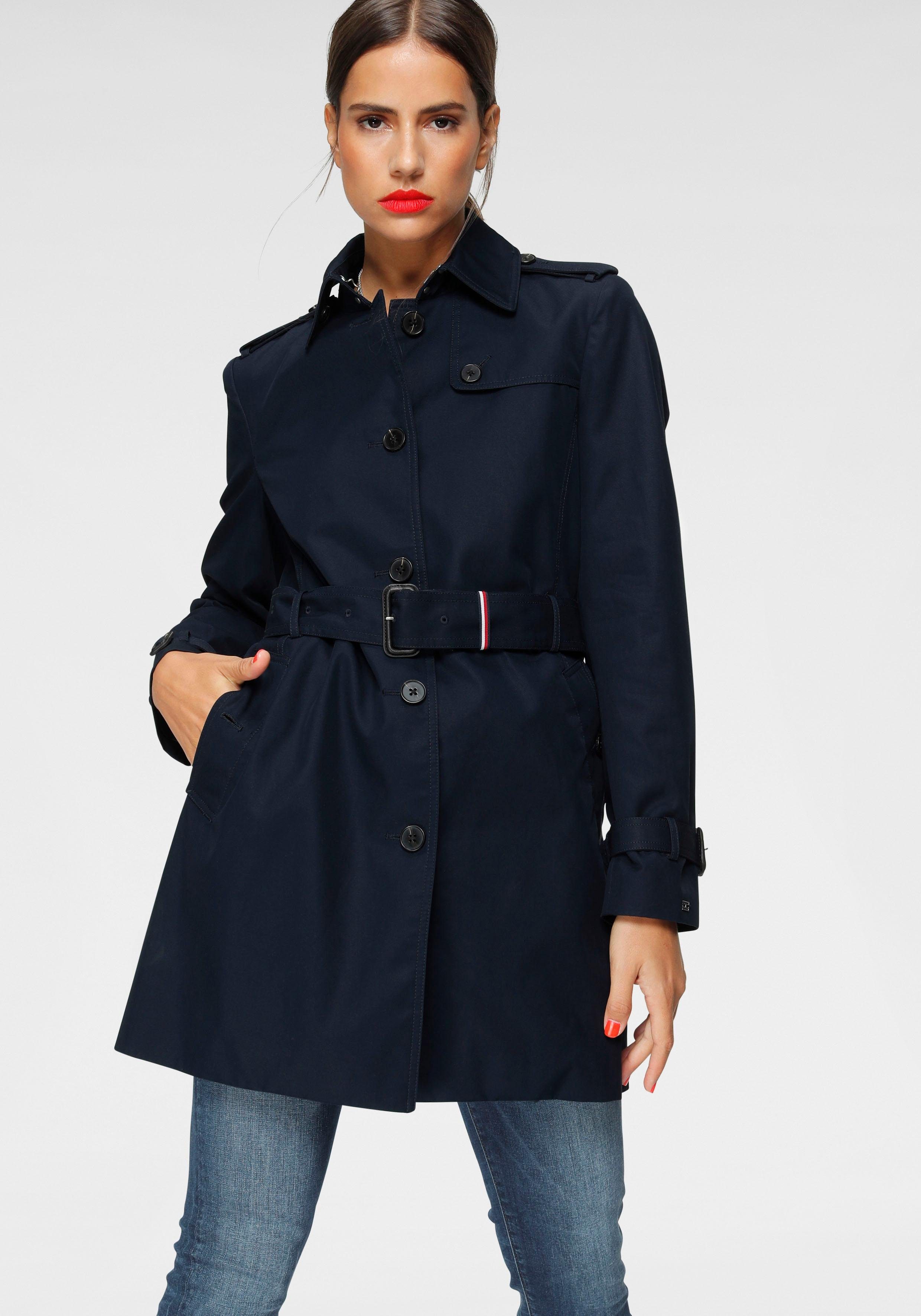 Tommy Hilfiger Langjacke "HERITAGE SINGLE BREASTED TRENCH" günstig online kaufen