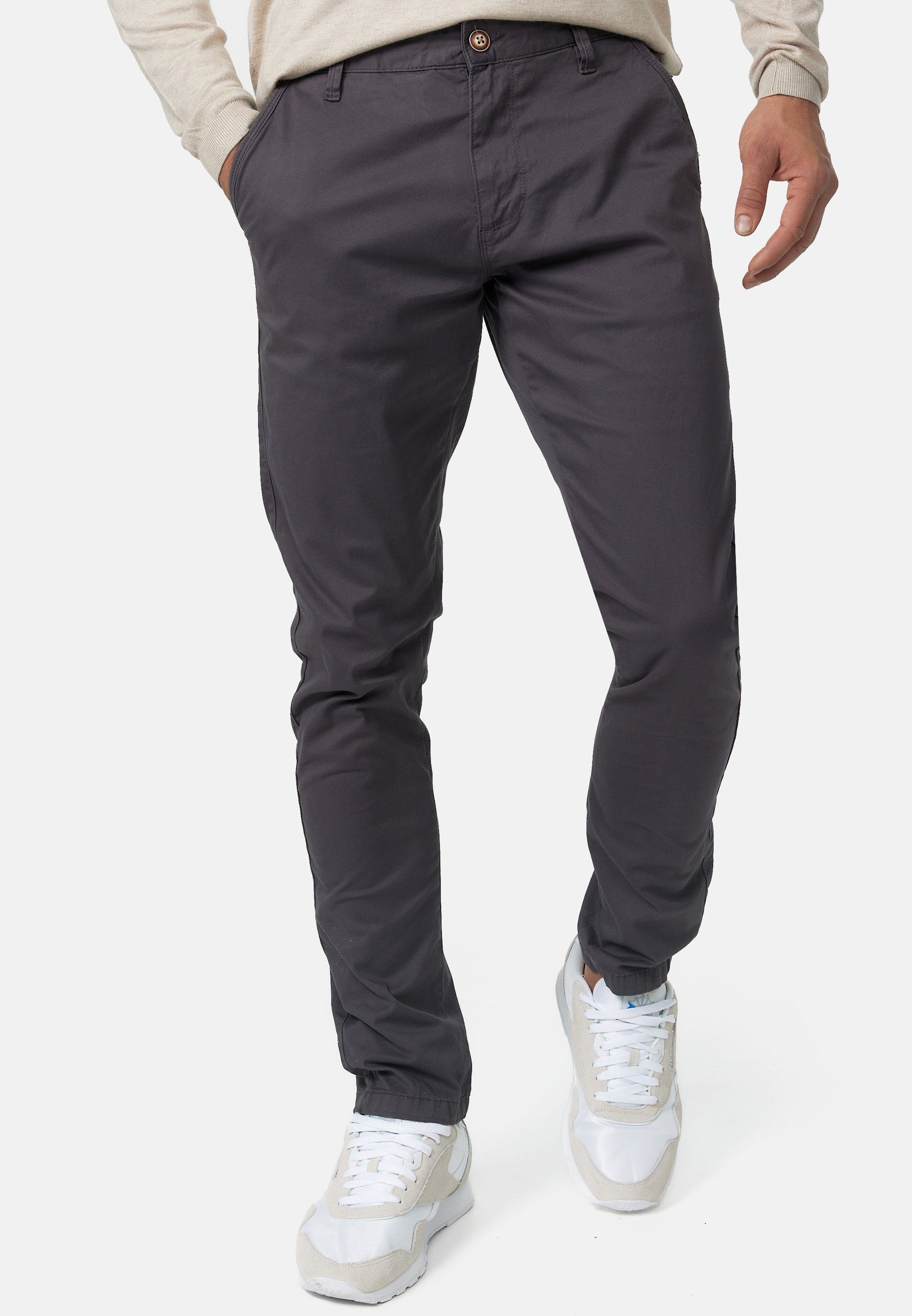 Indicode Chinohose Cherry 98% Baumwolle, 2% günstig online kaufen
