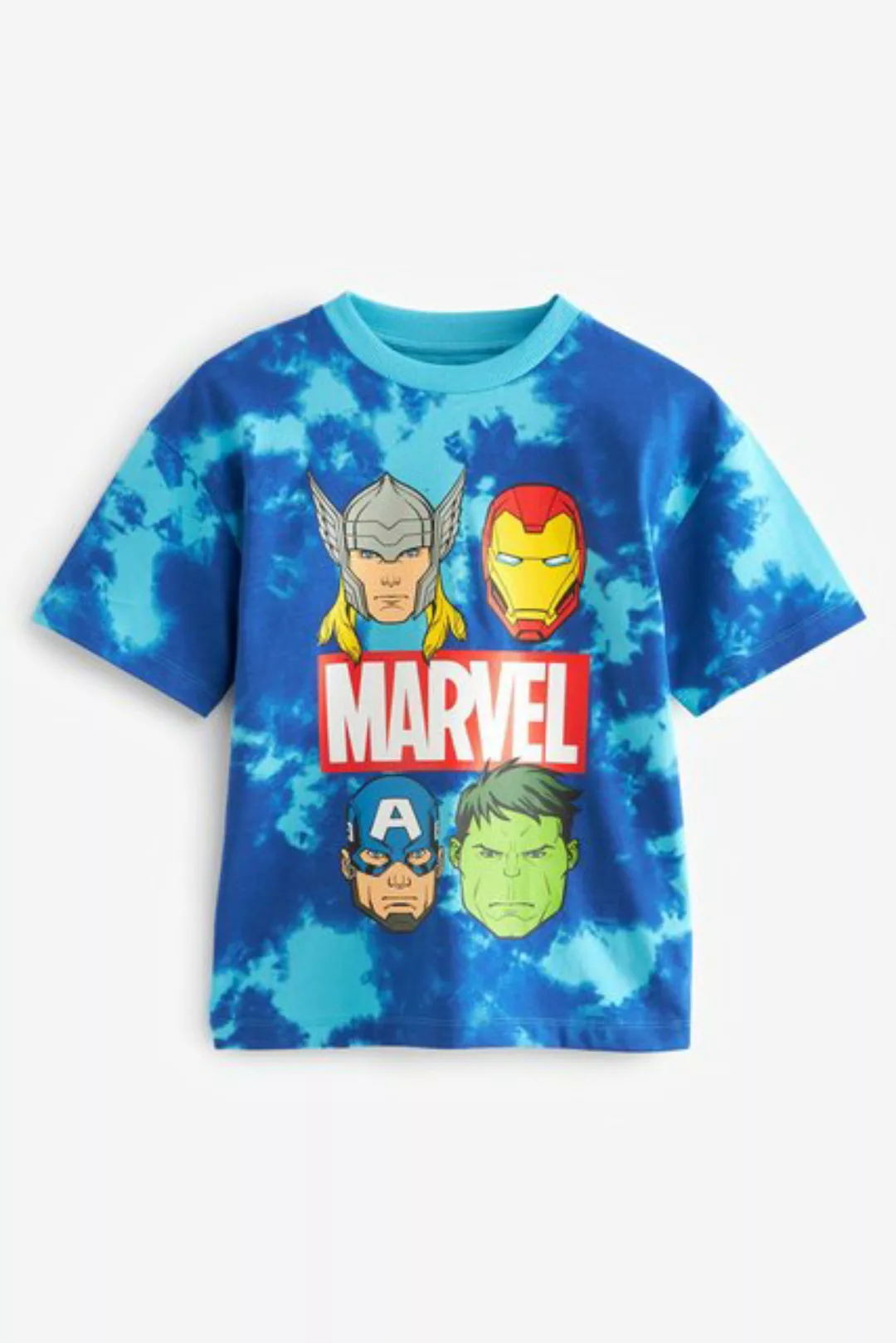 Next T-Shirt Lizenziertes Batik-T-Shirt mit Marvel-Print (1-tlg) günstig online kaufen