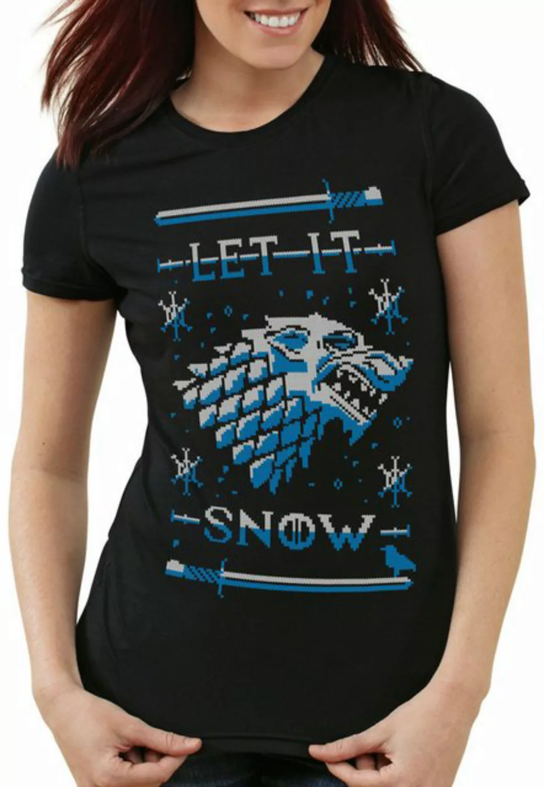 style3 T-Shirt Let it snow Ugly Sweater staffel game of thrones x-mas ugly günstig online kaufen