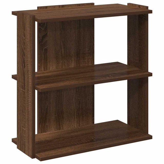 vidaXL Bücherregal Bücherregal 3 Böden Braun Eichen-Optik 60x30x60cm Holzwe günstig online kaufen