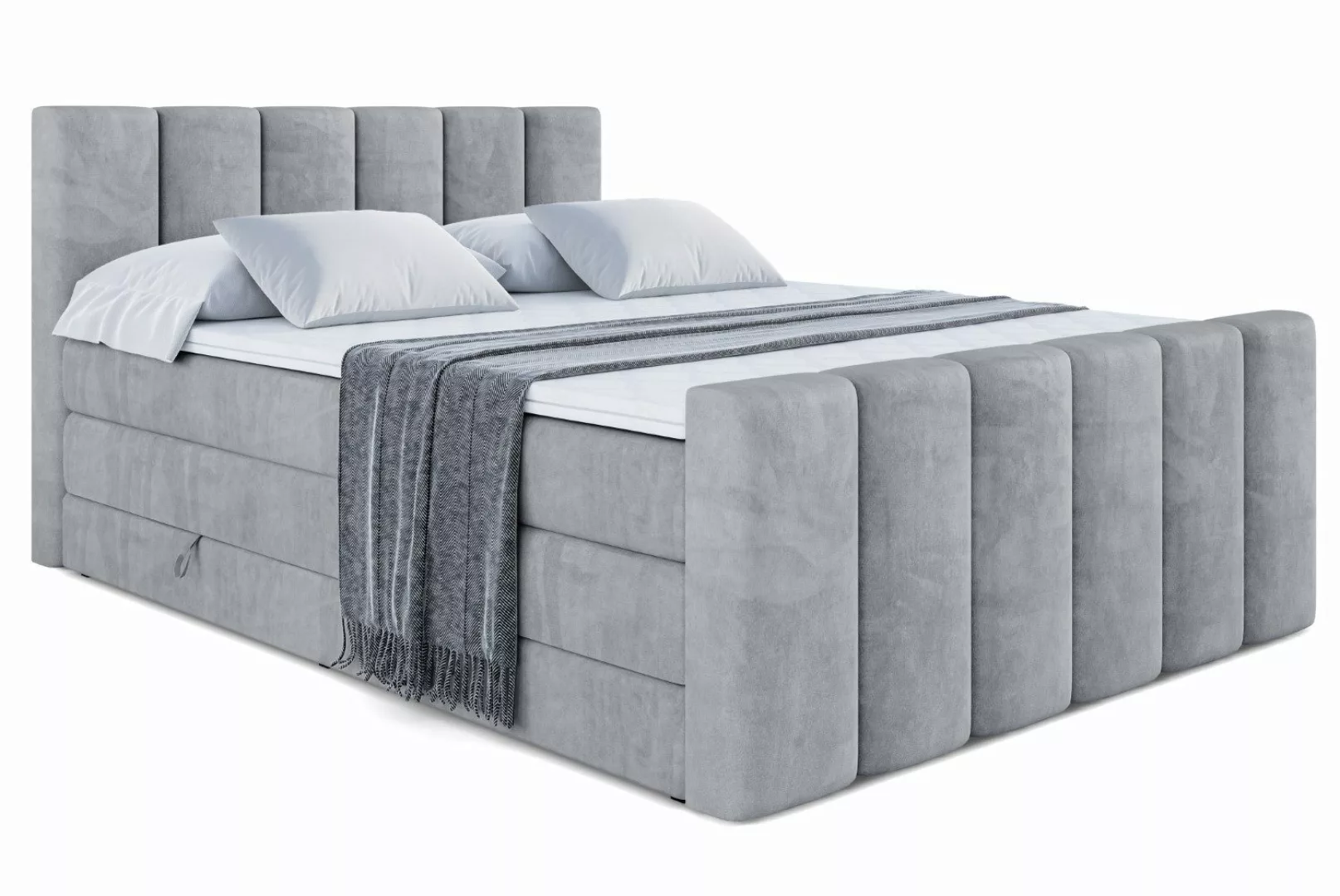 ALTDECOR Boxspringbett BOXI1-Z KING (Multipocket-Matratze H4, günstig online kaufen