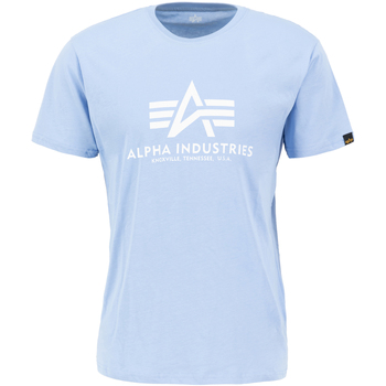 Alpha Industries  T-Shirts & Poloshirts Basic T-Shirt BL - light blue günstig online kaufen