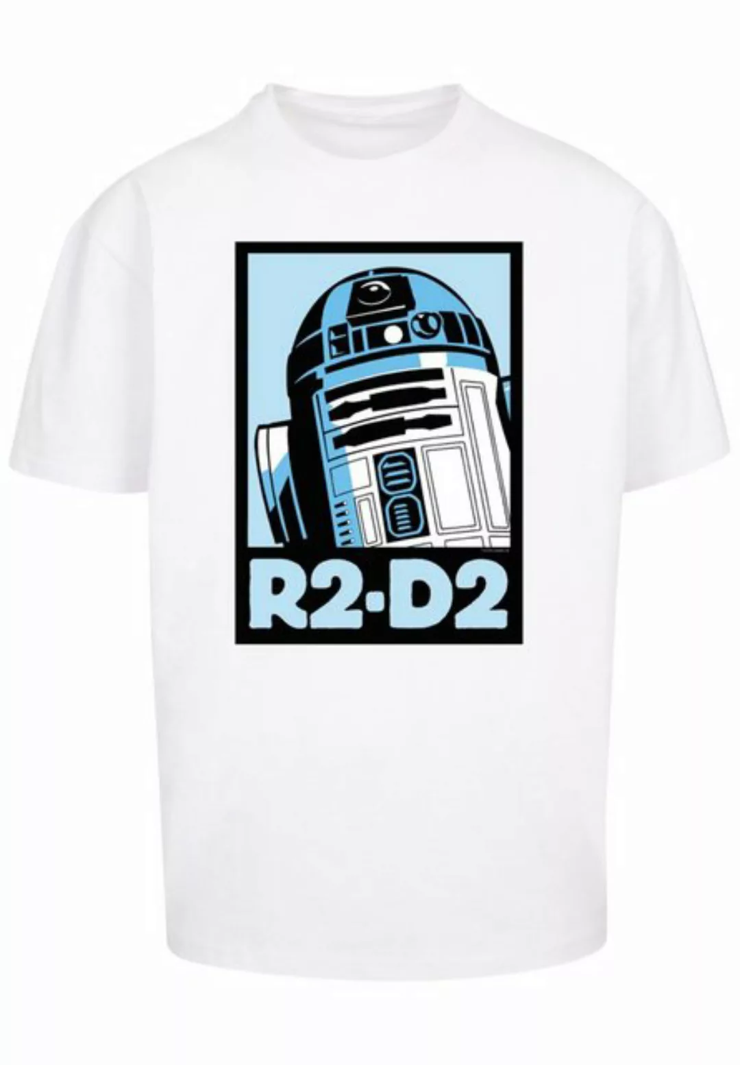 F4NT4STIC Kurzarmshirt F4NT4STIC Herren Star Wars R2-D2 Poster with Heavy O günstig online kaufen