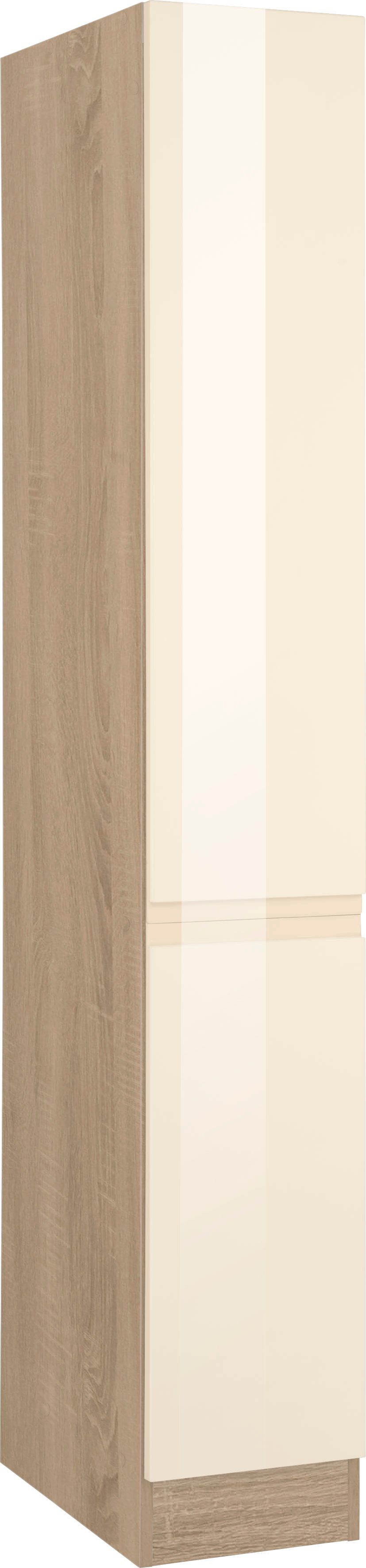 KOCHSTATION Apothekerschrank "KS-Virginia", 200 cm hoch 30 cm breit, 2 Ausz günstig online kaufen