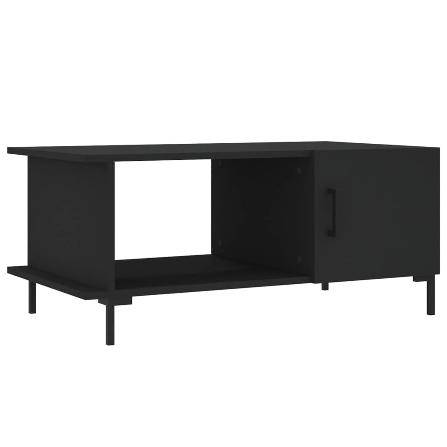 vidaXL Couchtisch Schwarz 90x50x40 cm Holzwerkstoff Modell 2 günstig online kaufen