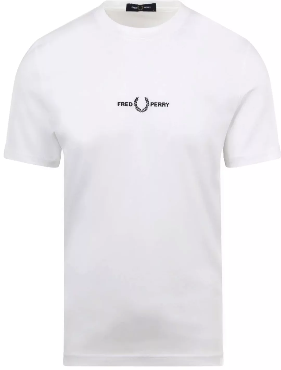 Fred Perry T-Shirt M4580 Weiß - Größe M günstig online kaufen