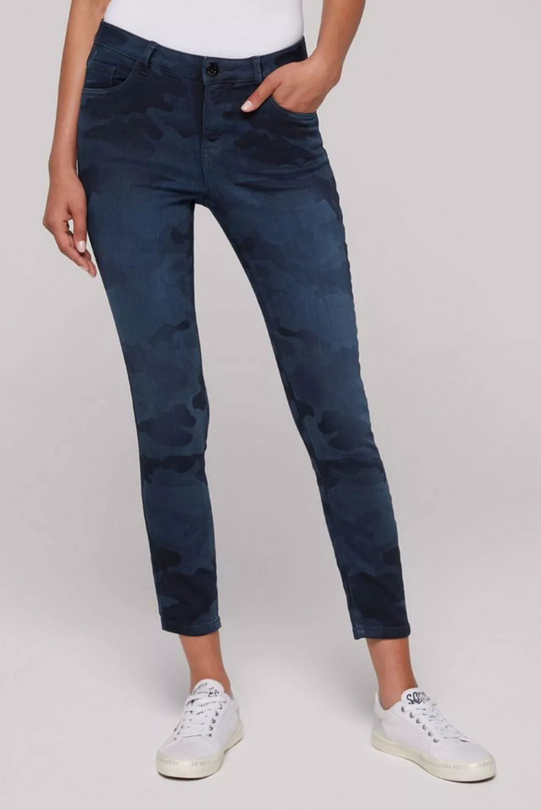 SOCCX Slim-fit-Jeans mit verkürztem Bein günstig online kaufen