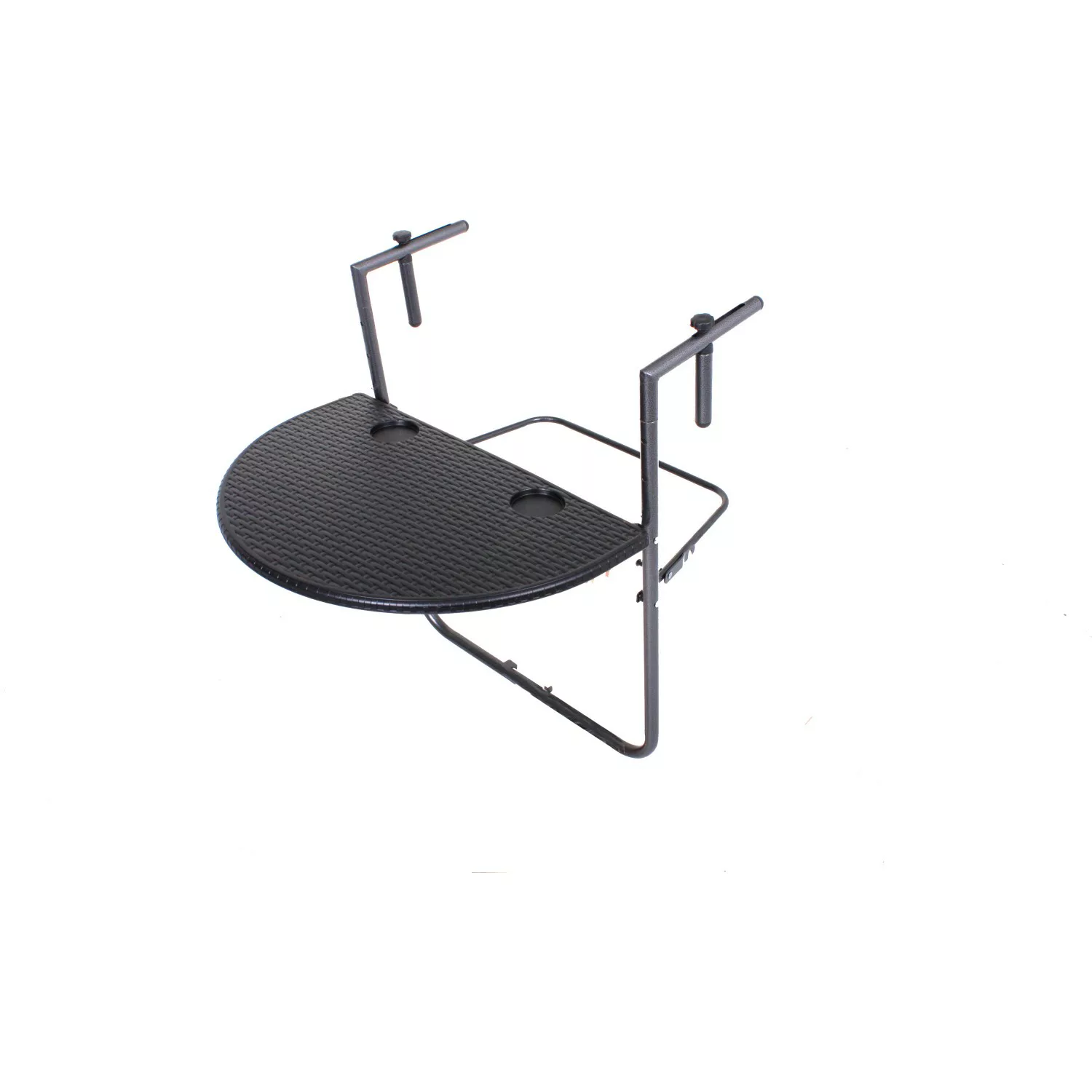 Garden Pleasure Balkontisch Ventana 60 cm x 73 cm x 40 cm Schwarz günstig online kaufen