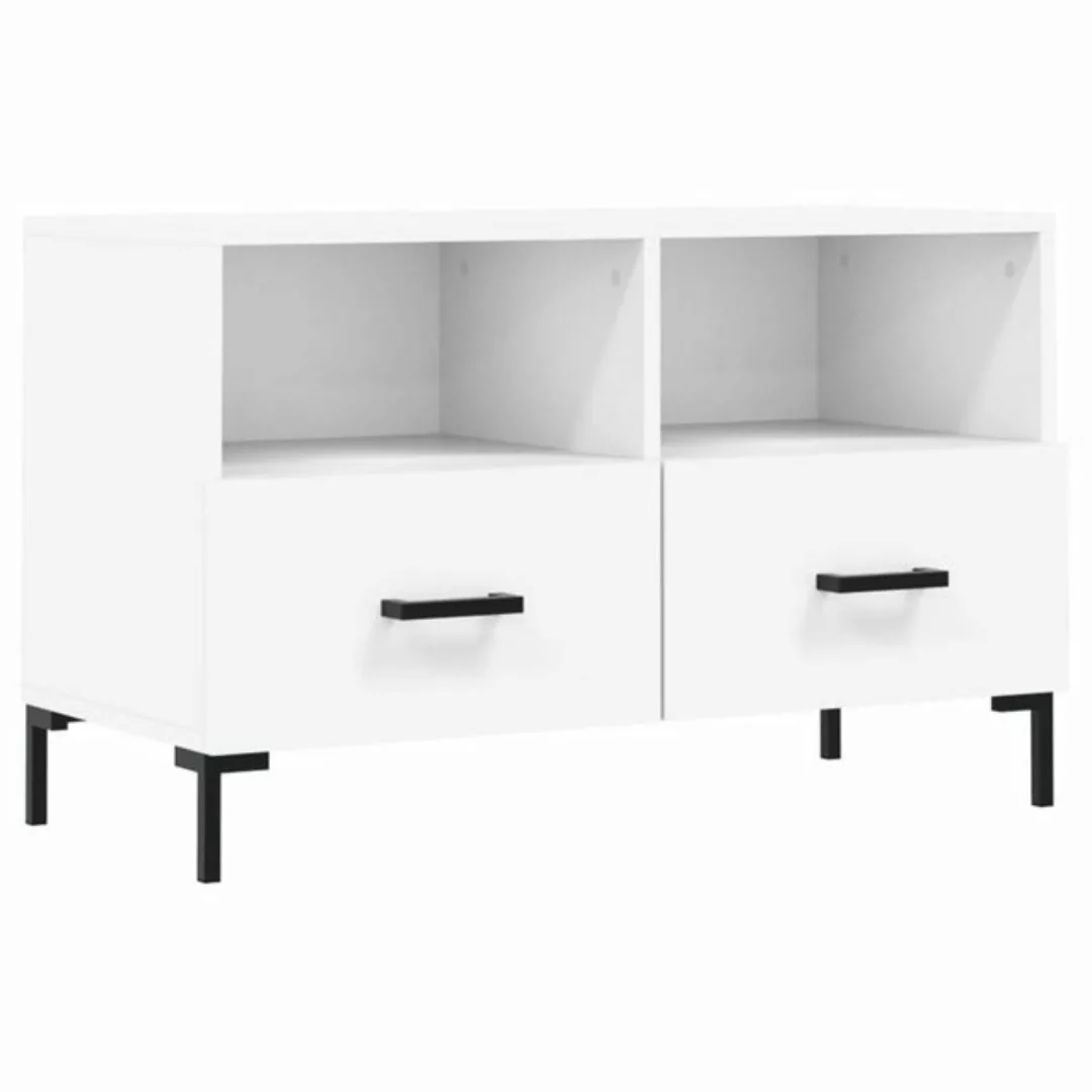 vidaXL TV-Schrank TV-Schrank Weiß 80x36x50 cm Holzwerkstoff (1-St) günstig online kaufen