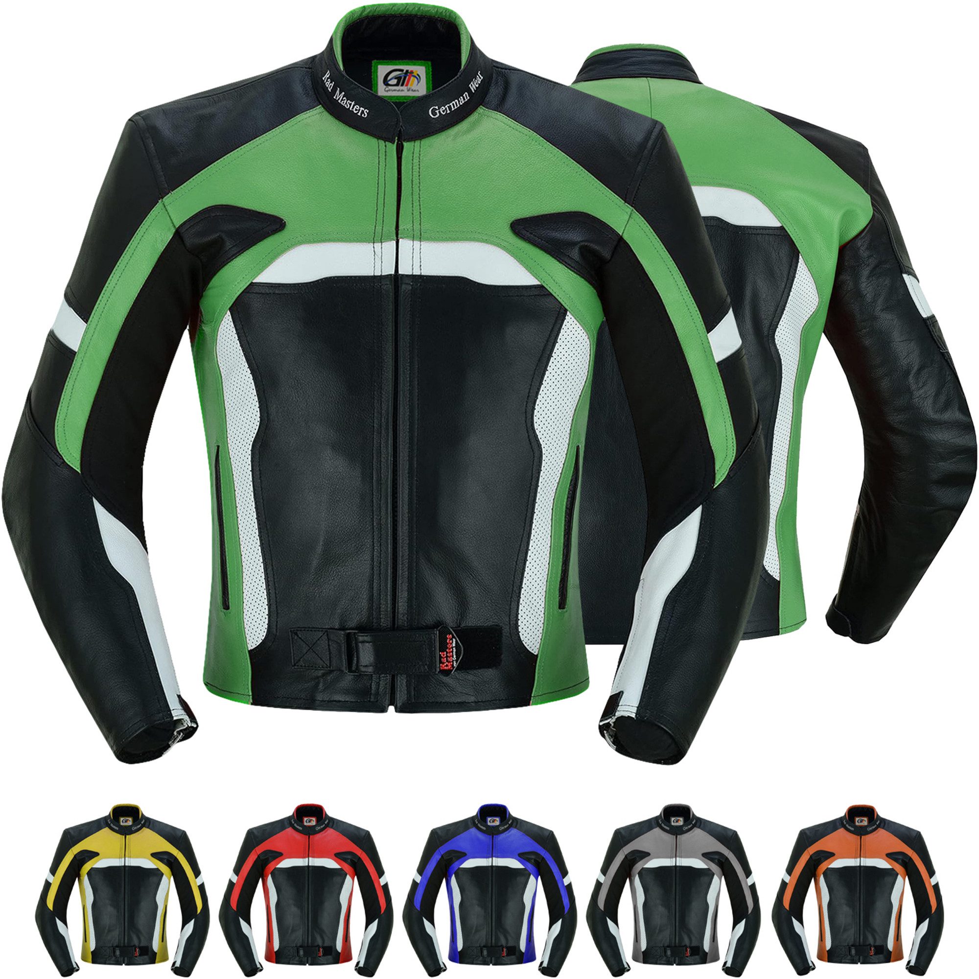 German Wear Motorradjacke GW409J Motorradjacke Büffelleder günstig online kaufen