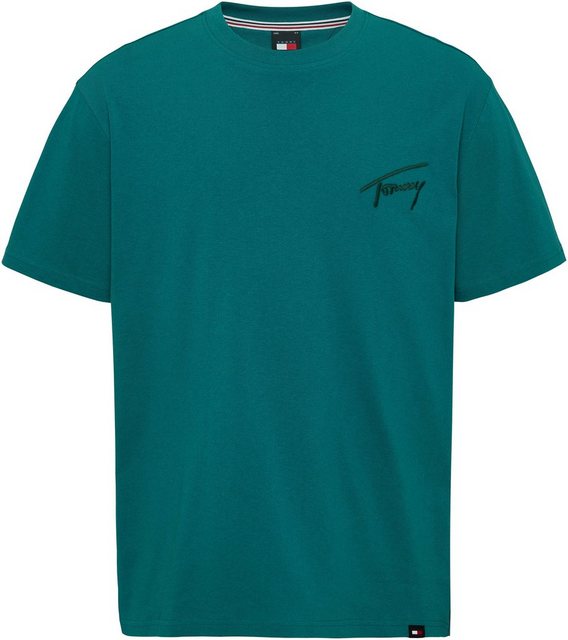 Tommy Jeans T-Shirt TJM REG SIGNATURE TEE EXT mit aufgesticktem Signatur-Lo günstig online kaufen