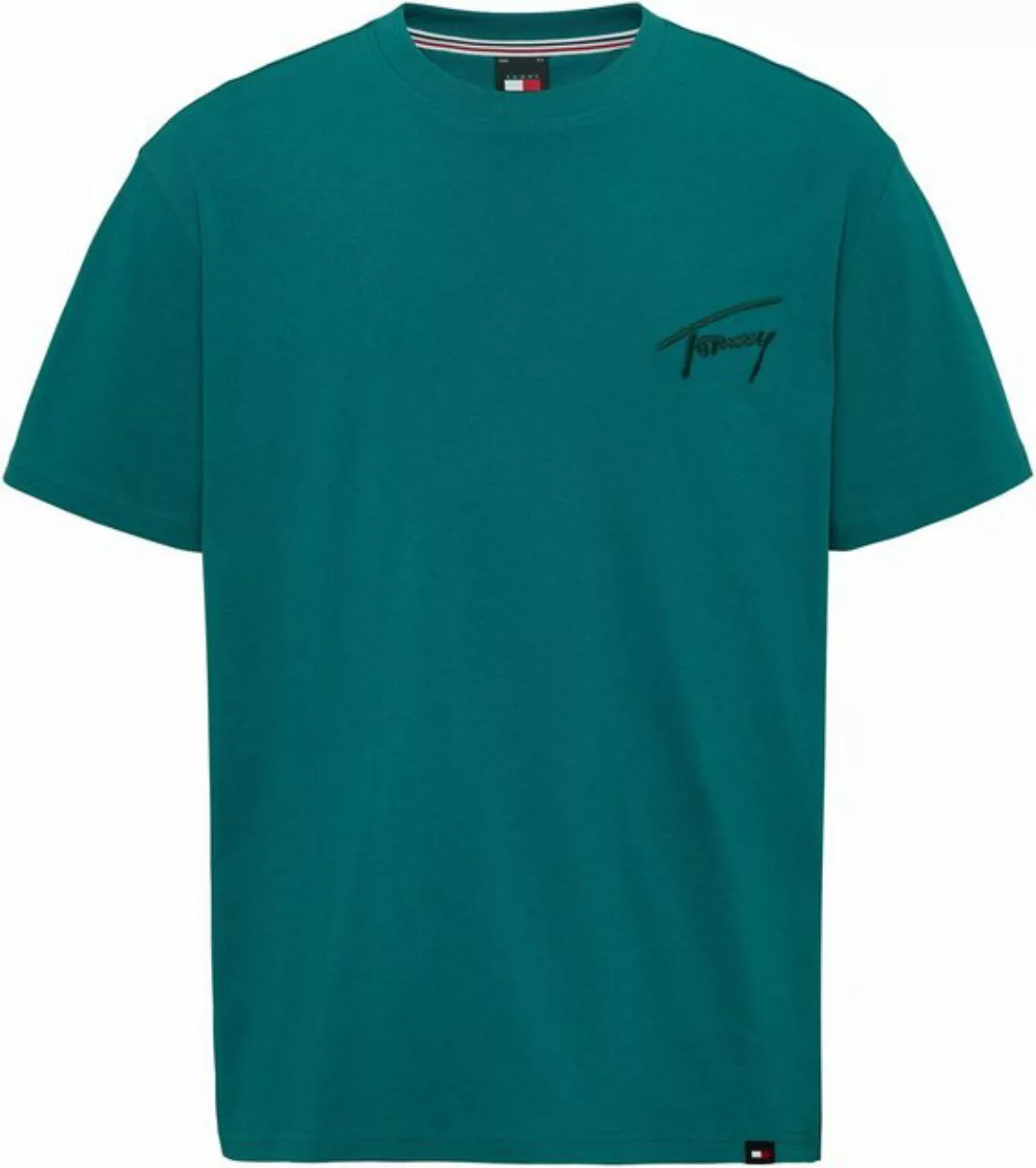 Tommy Jeans T-Shirt TJM REG SIGNATURE TEE EXT mit aufgesticktem Signatur-Lo günstig online kaufen