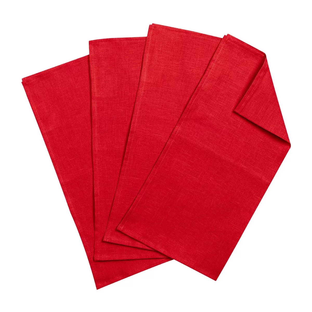 Clean Servietten 45 x 45cm 4er Pack Red günstig online kaufen