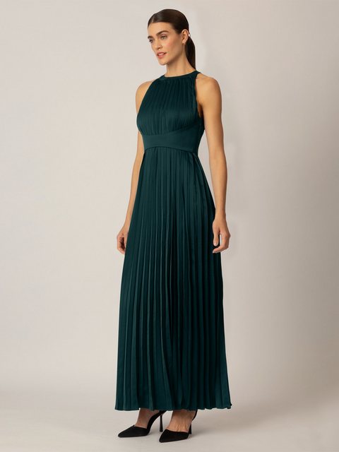 Apart Abendkleid aus mattschimmerndem und teilweise plissiertem Satin günstig online kaufen