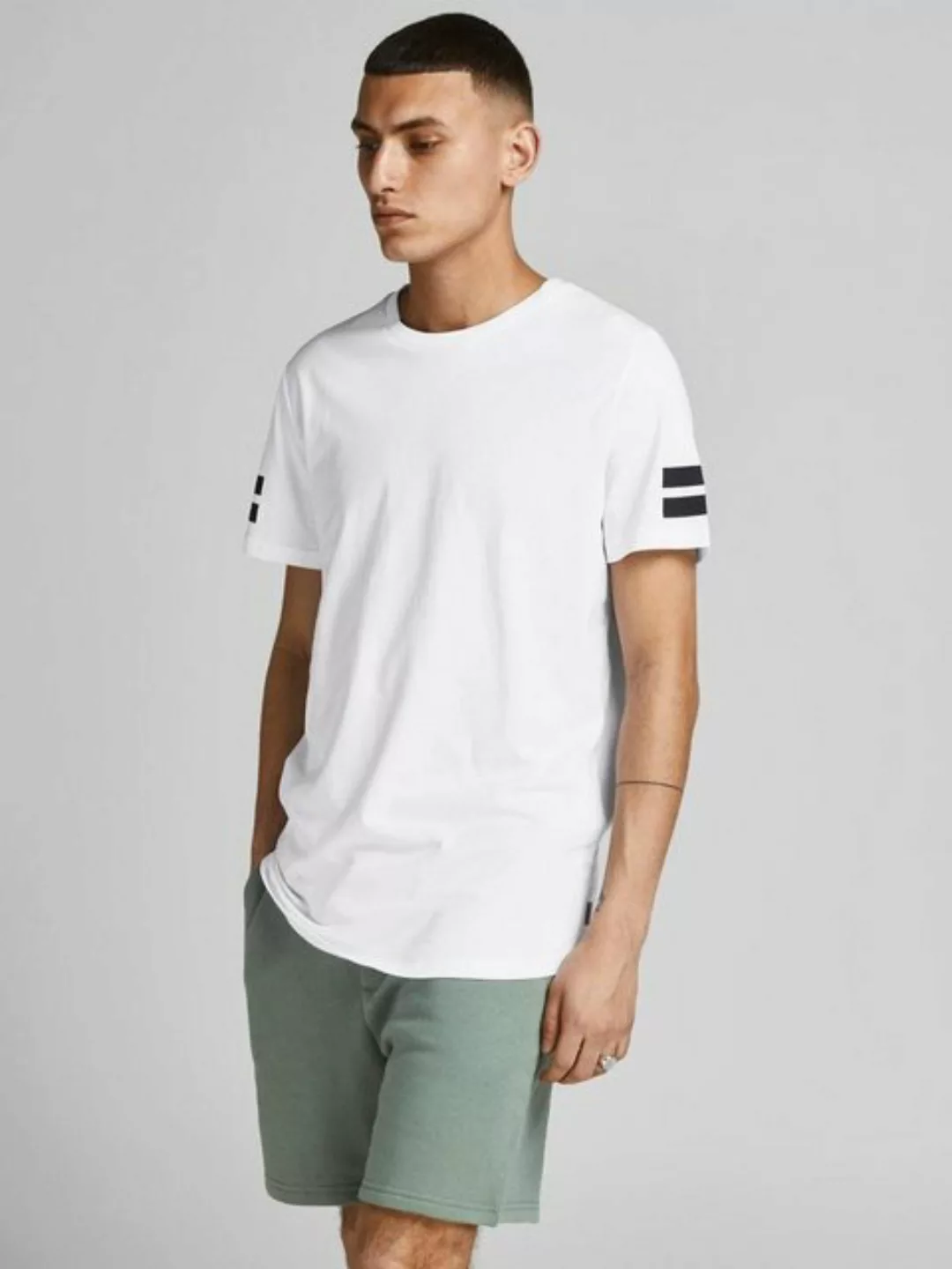 Jack & Jones Herren Rundhals T-Shirt JCOBORO - Regular Fit günstig online kaufen