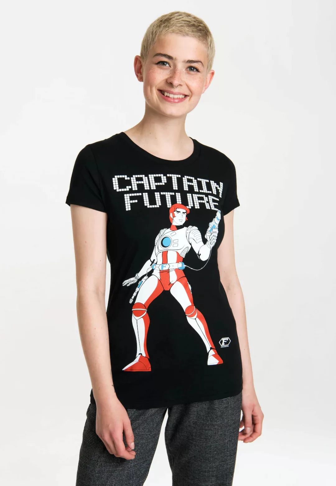 LOGOSHIRT T-Shirt "Captain Future", mit coolem Retro-Druck günstig online kaufen