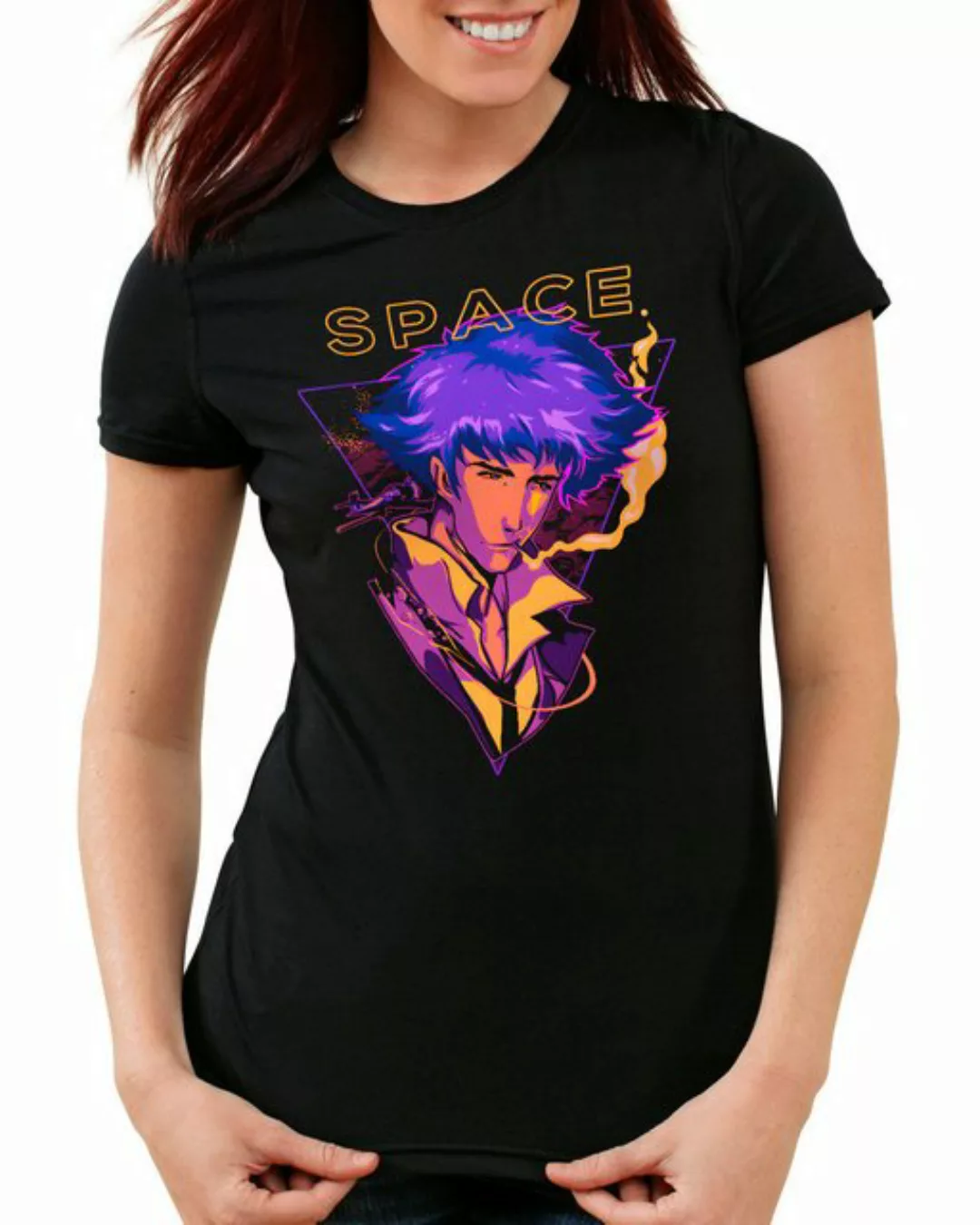 style3 T-Shirt Spike in Space anime manga swordfish cowboy bebop günstig online kaufen