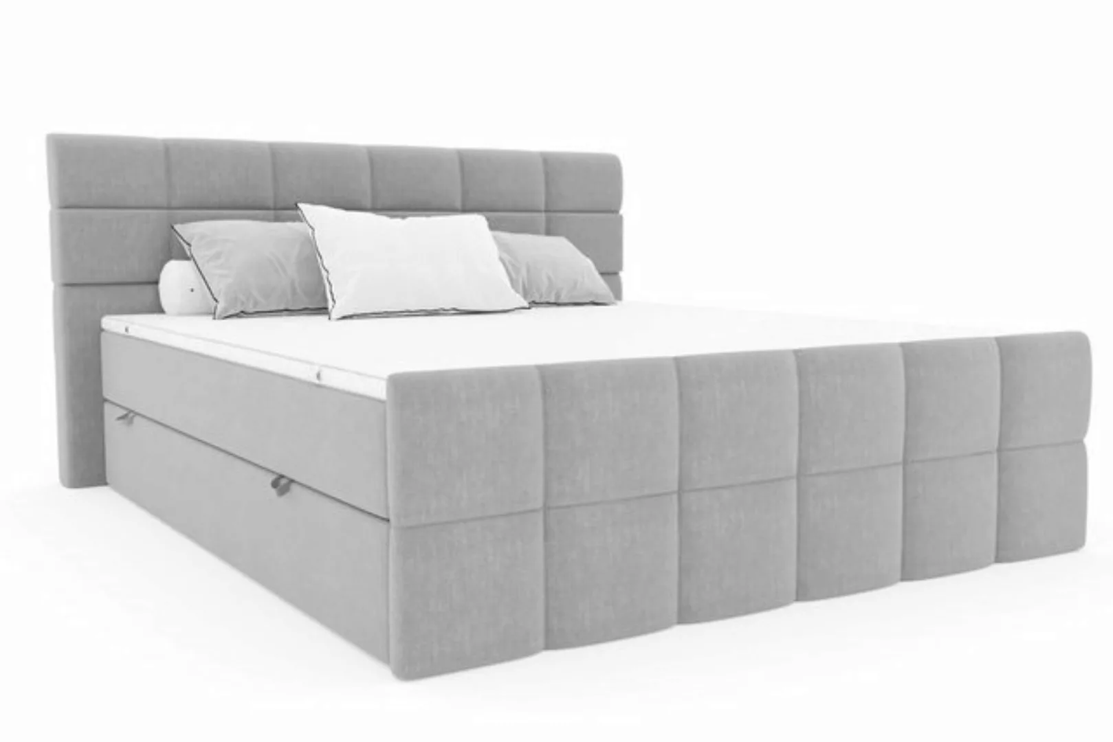 Stylefy Boxspringbett Dunkan (Schlafzimmerbett, Bett), gepolstert günstig online kaufen