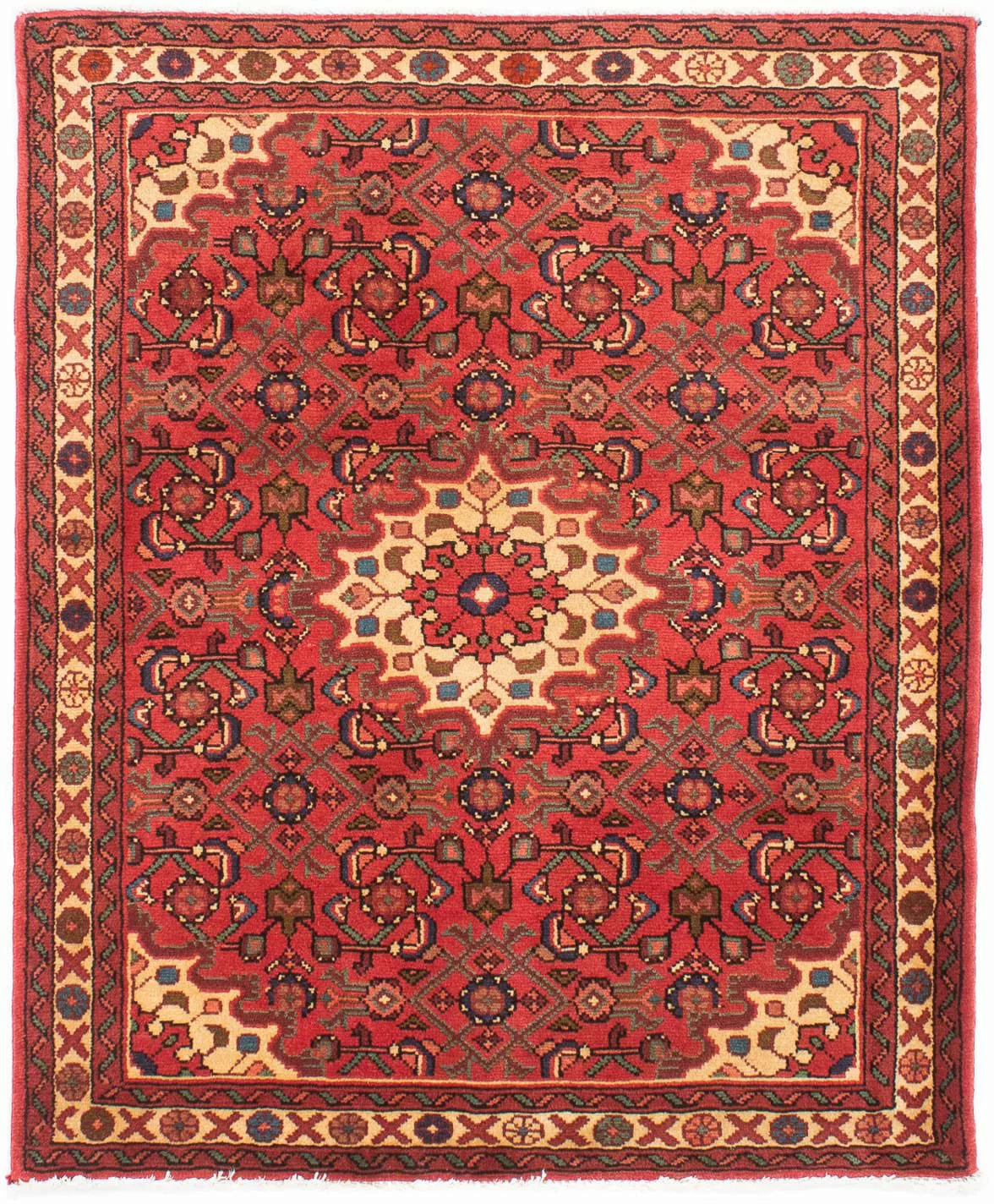 morgenland Orientteppich »Perser - Nomadic - 135 x 110 cm - hellrot«, recht günstig online kaufen