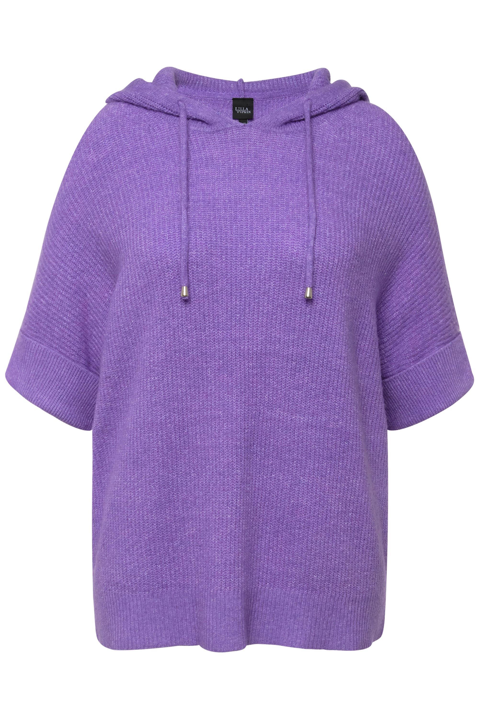 Ulla Popken Pullunder Pullover Kapuze Oversized günstig online kaufen