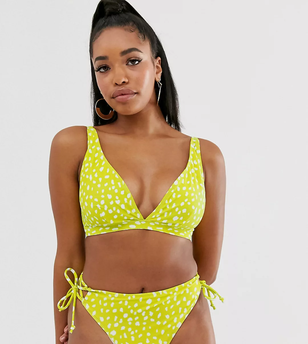 Peek & Beau Fuller Bust – Exclusive Eco – Triangel-Bikinioberteil mit Anima günstig online kaufen