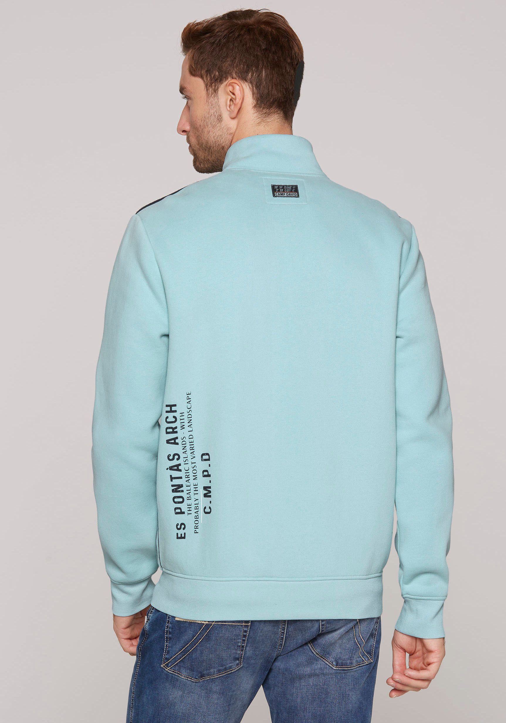 CAMP DAVID Sweatshirt, mit Label-Applikationen günstig online kaufen