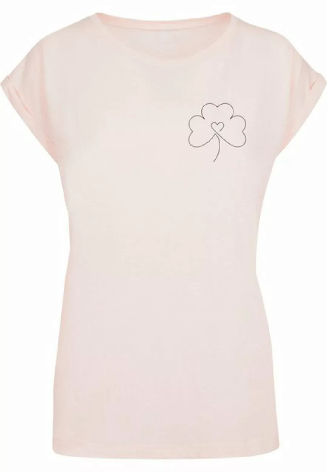 Merchcode T-Shirt Merchcode Damen Ladies Spring - Leaf Clover Flower T-Shir günstig online kaufen