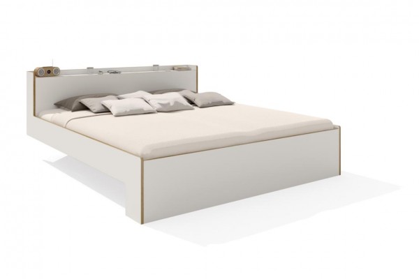 NOOK Doppelbett Weiß 180 x 210 cm günstig online kaufen