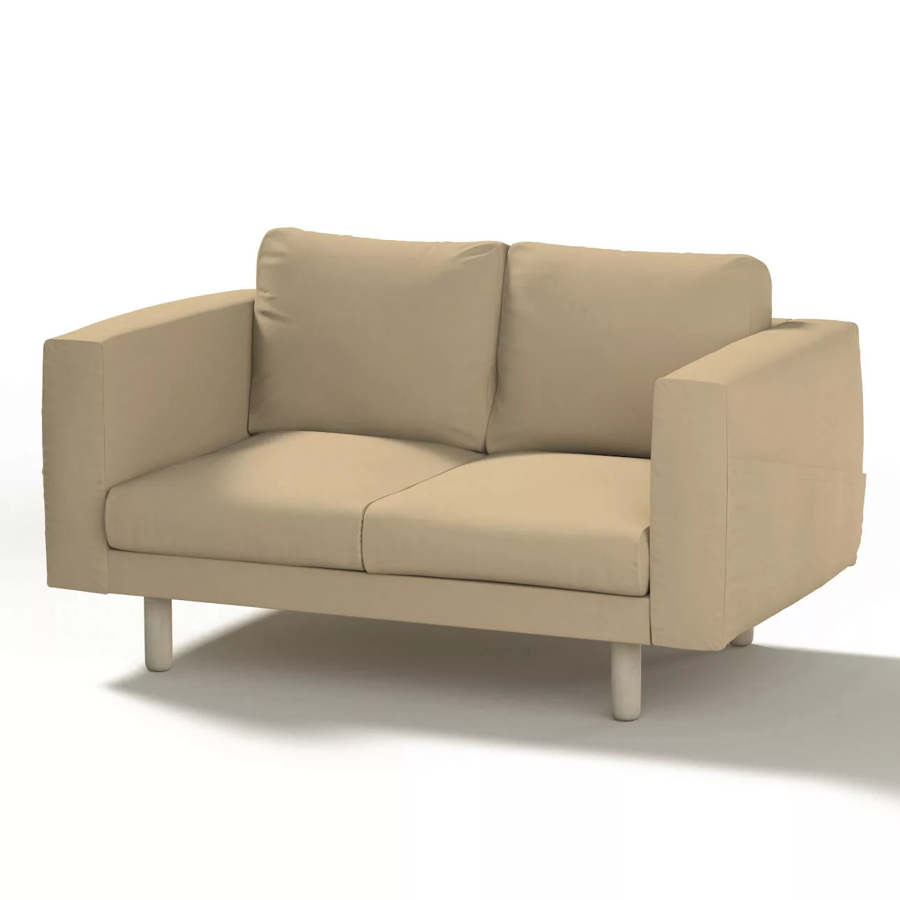 Bezug für Norsborg 2-Sitzer Sofa, caffe latte, Norsborg 2-Sitzer Sofabezug, günstig online kaufen