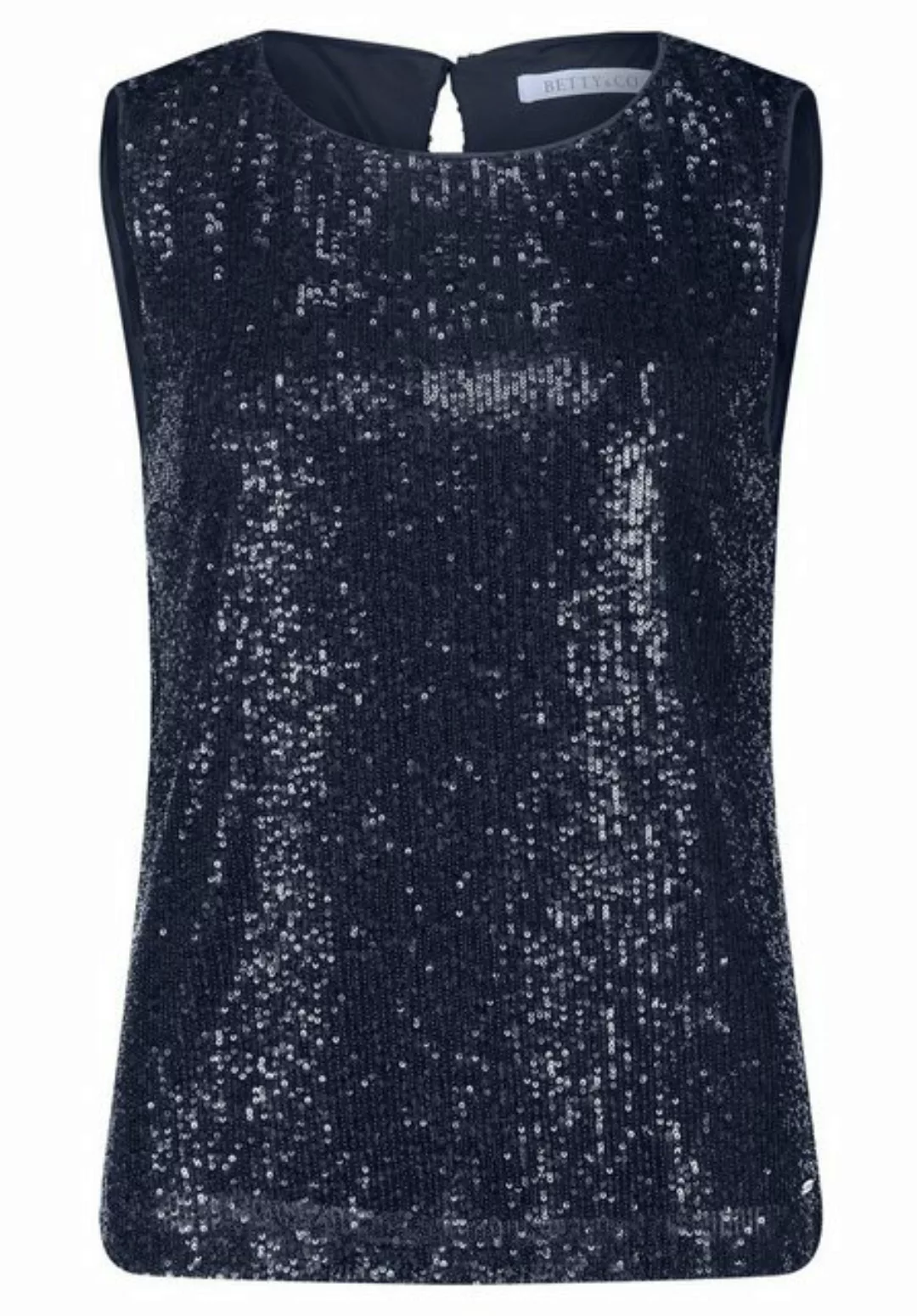 Betty&Co Blusenshirt Bluse Kurz ohne Arm günstig online kaufen